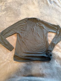 Athleta  Olive Green Long Sleeve Shirt