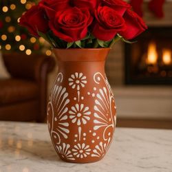 Talavera Flowers Vase 💐 Etsy Casamxartesanalstore 