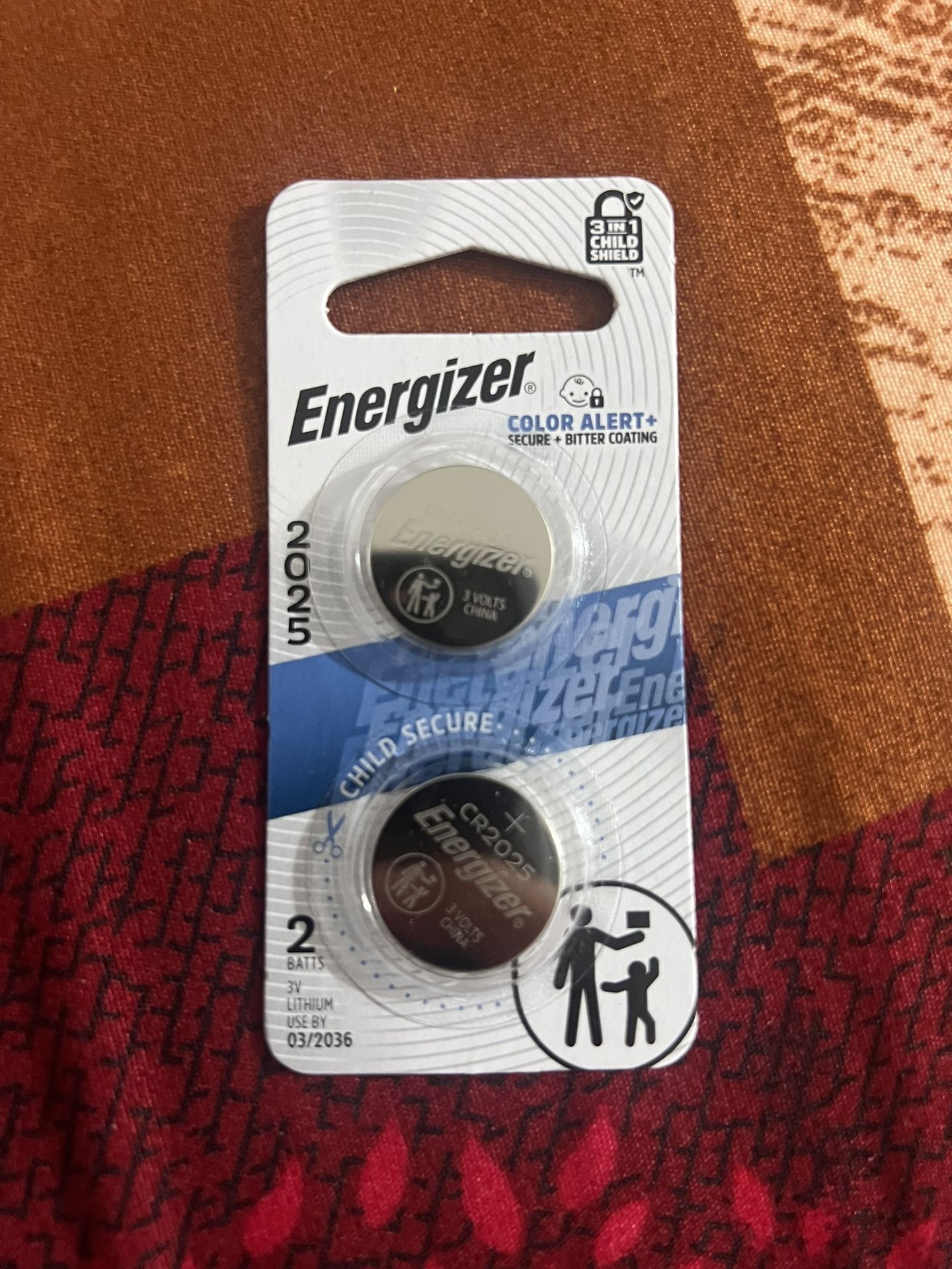 Energizer CR2025 Lithium Batteries (10 Packs, 2 Batteries Each)