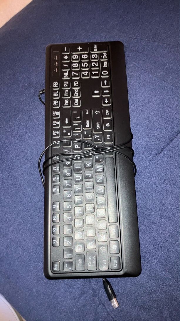Large Keys Computer Keyboard