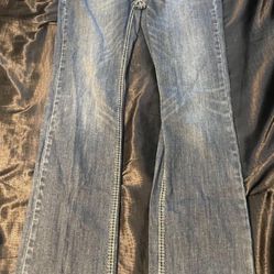 Rock Revival Style Jeans Men Size 28x30