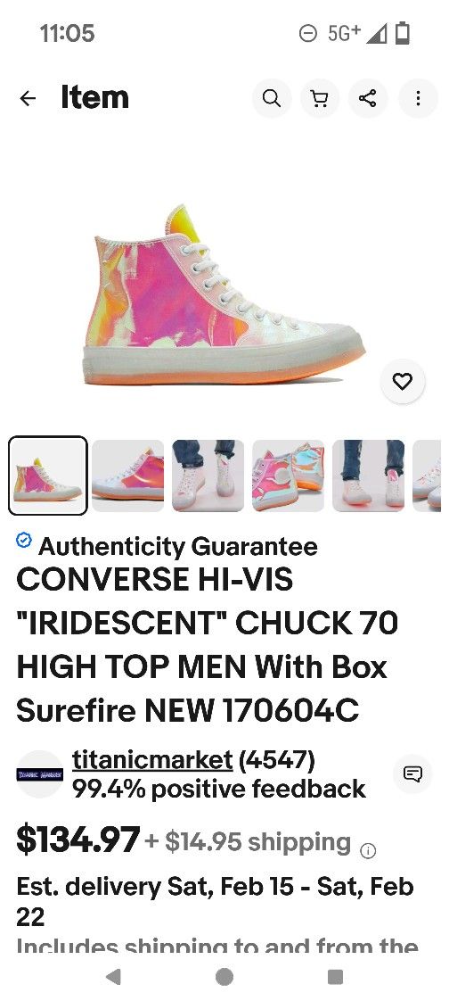 All-star Show Size 12 Adults
