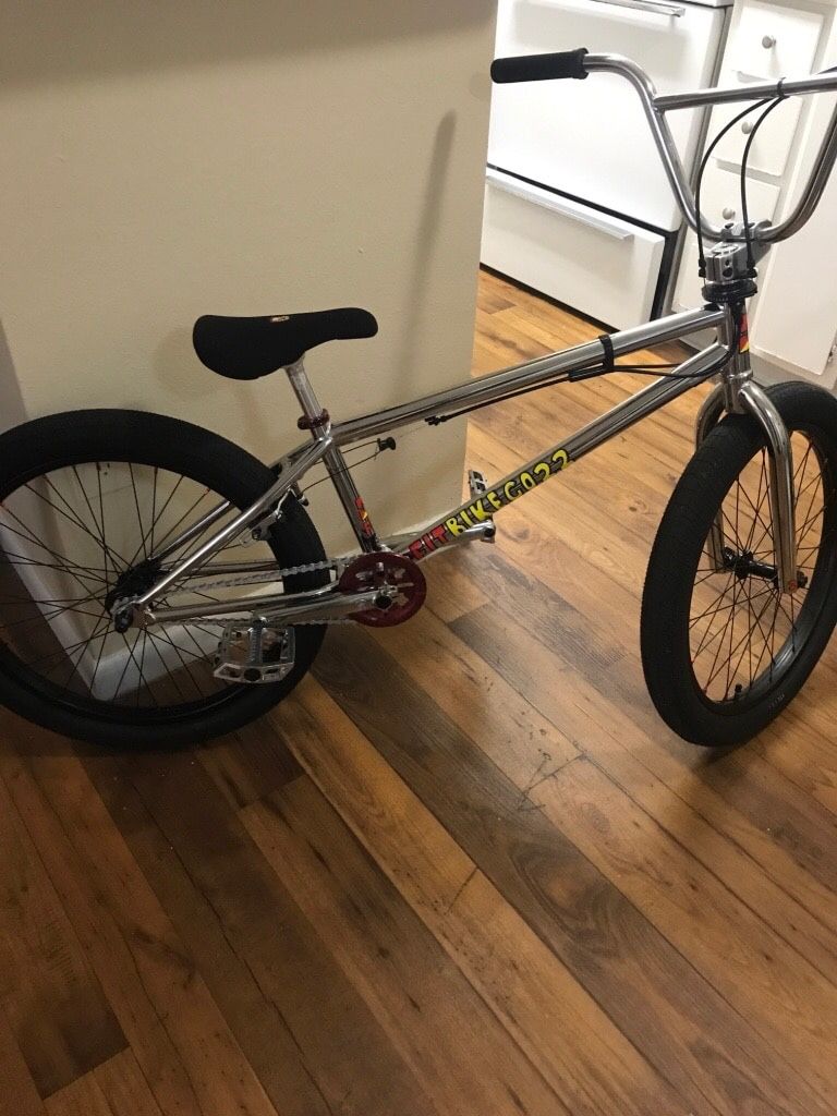 Bmx bike. Silver. Fit Co. 22. Will trade for equal value fixie/roadbike