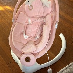 Pink Baby Electric Swing 