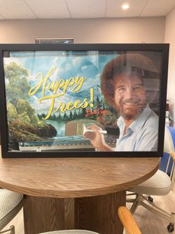 Bob Ross Poster And Frame 