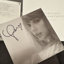 SIGNED taylor swift vinyl, The Tortured Poets Department + The Manuscript 