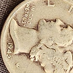 1942d Mercury dime