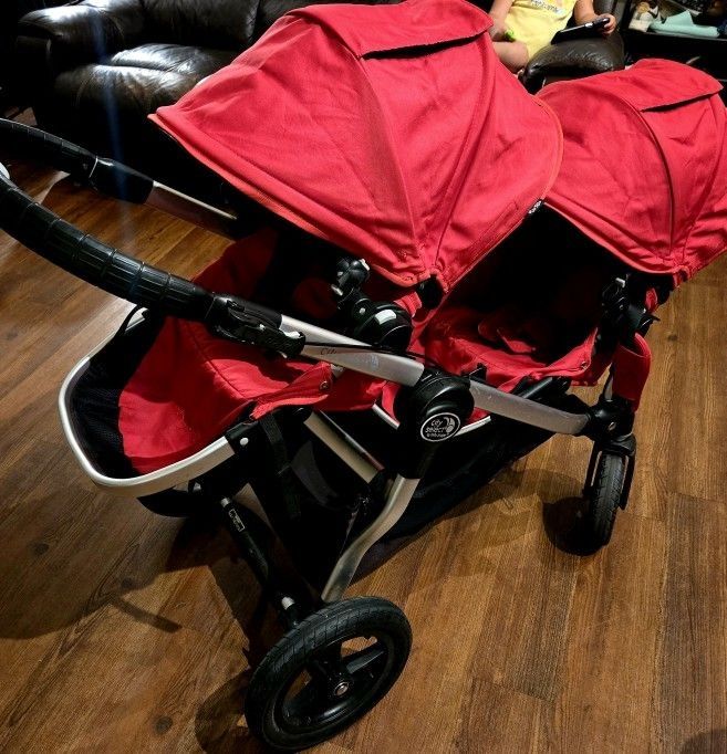 Baby Jogger City Select Double Stroller (Red)