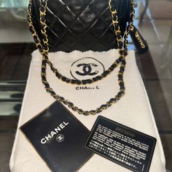 Vintage Chain Tote Quilted Lambskin Small