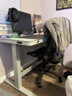 Electric standing desk & computer chair ONLY