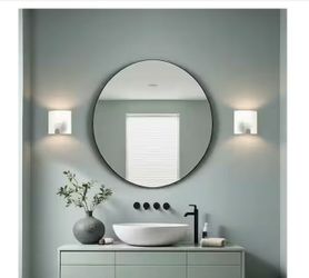 Hampton Bay Obsidian 8.5 in. 1-Light Brushed Nickel Wall Sconce with Frosted Glass Shade  #A12