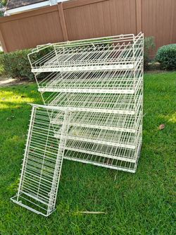 (8)Tiers 30Wx14Dx50H inch Stackable Heavy Duty Rack
