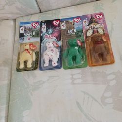 4 Collectable Beanie Babies