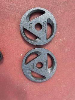 Olympic 2inch Gym Plates 25.lbs x 2 NEW