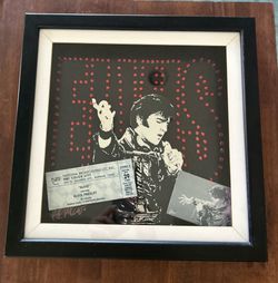ELVIS PRESLEY - SHADOW BOX ARTWORK BY JOE PETRUCCIO