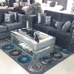 ‼️Sale‼️ 2PC Fendi Sofa & Loveseat