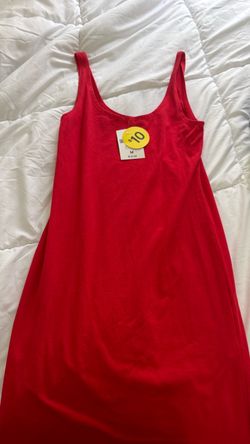 Red Sleeveless Mini Dress Size Medium
