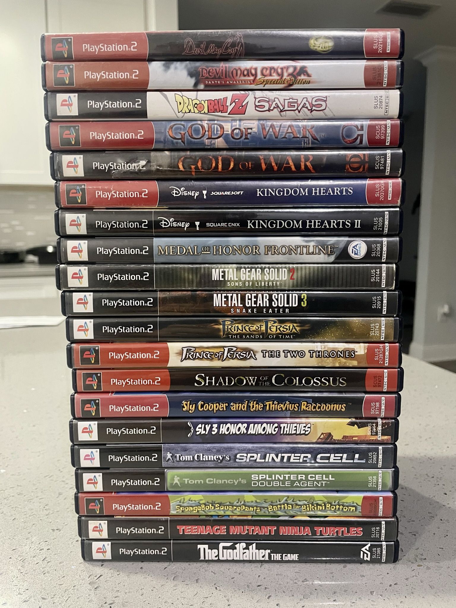 20 Ps2 Game Lot