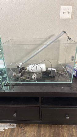 17 gallon aquarium+ lights+co2