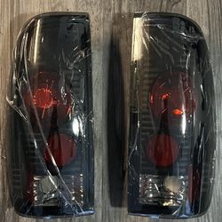 Tail lights Black chrome 1997 to 2003 Ford F150 1999 to 2007 ford f250-550 