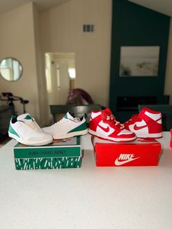 Two Pairs of Nike Sneakers with Boxes