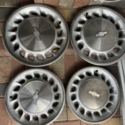 1(contact info removed) Chevy Caprice bubble 15 inch Steel Wheel Hub Cap Set of 4 hubcap OEM