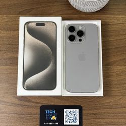 iPhone 15 Pro 128Gb Natural 🩶 T-Mobile *Free Delivery At Full Price* 