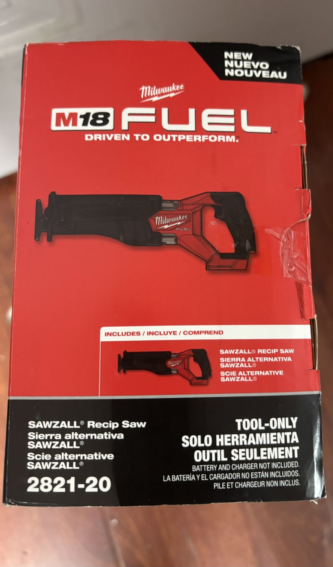 Milwaukee M18 FUEL GEN-2 18V Lithium-lon Brushless Cordless SAWZALL Reciprocating Saw (Tool-Only)