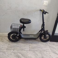 Electric Scooter With Seat