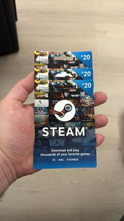 60$ worth of steam cash