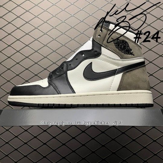 Jordan 1 Retro High Dark Mocha Size 4 to 13