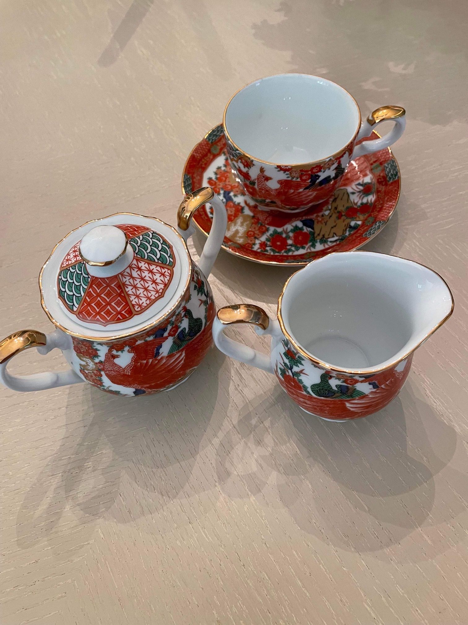 Vintage Arita Imari  Fine Porcelain China Dinnerware 