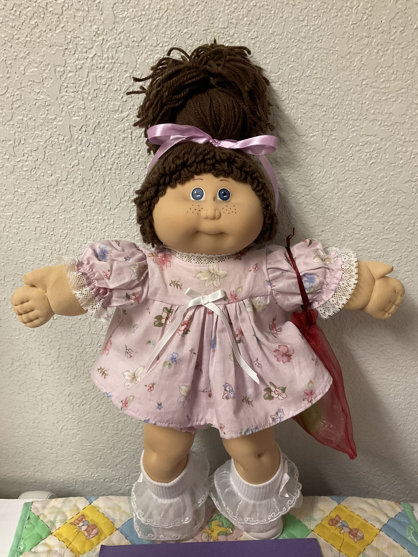 JESMAR Spain Vintage Cabbage Patch Kid Girl Brown Hair Brown Eyes