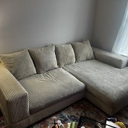 Cozy Corduroy Sectional 