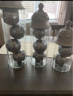 Glass Decor Canisters