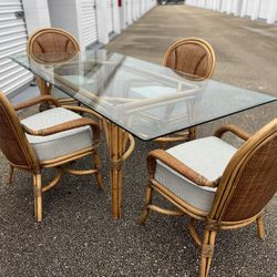 Tommy Bahama Style Dining Set Four Chairs