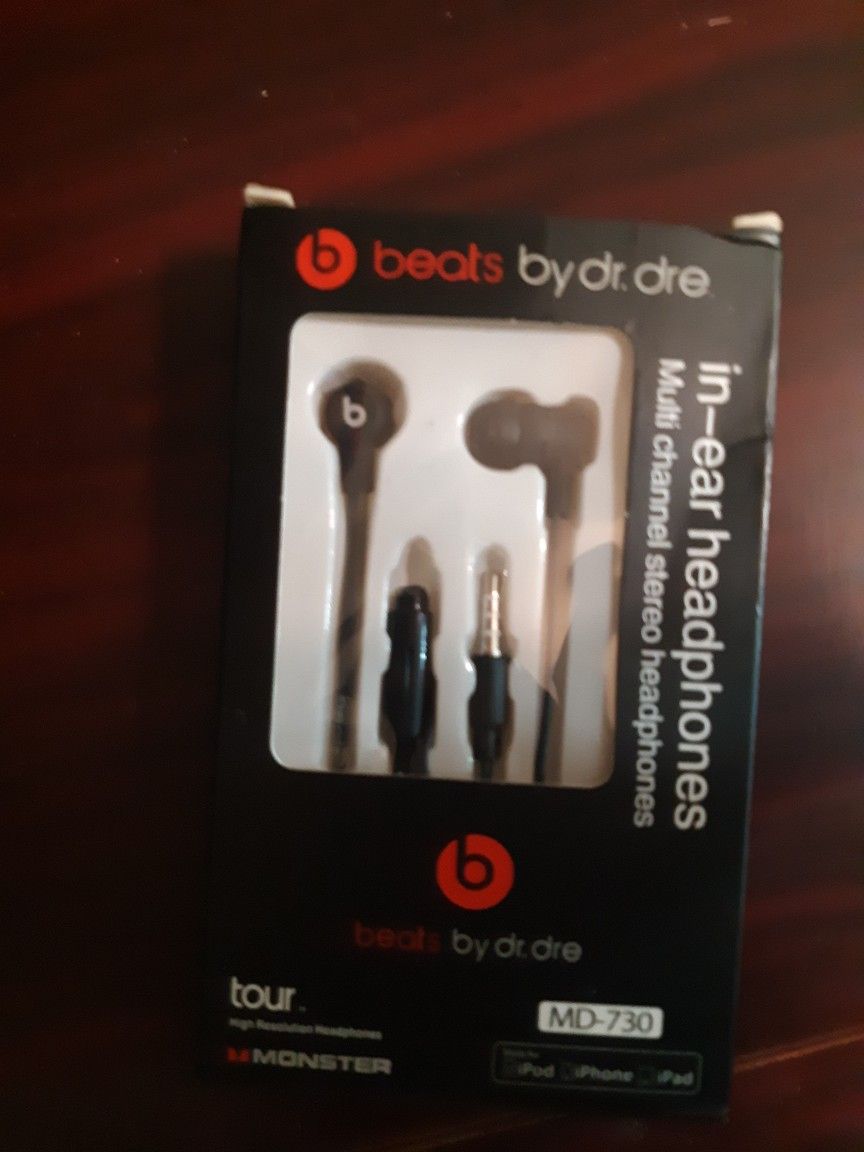 Beats By Dre. In Ear Wired Headphones