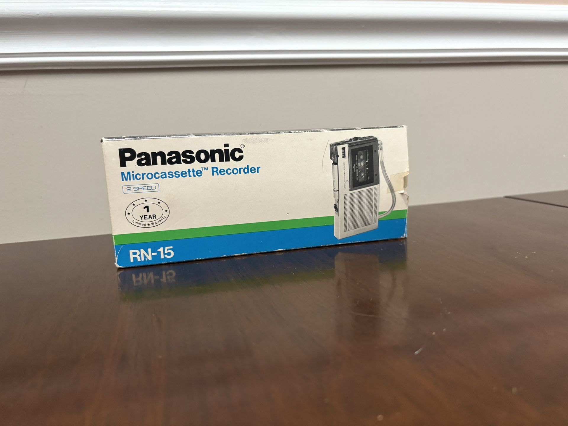 Panasonic RN-15 Microcassette Voice Activated Recorder New