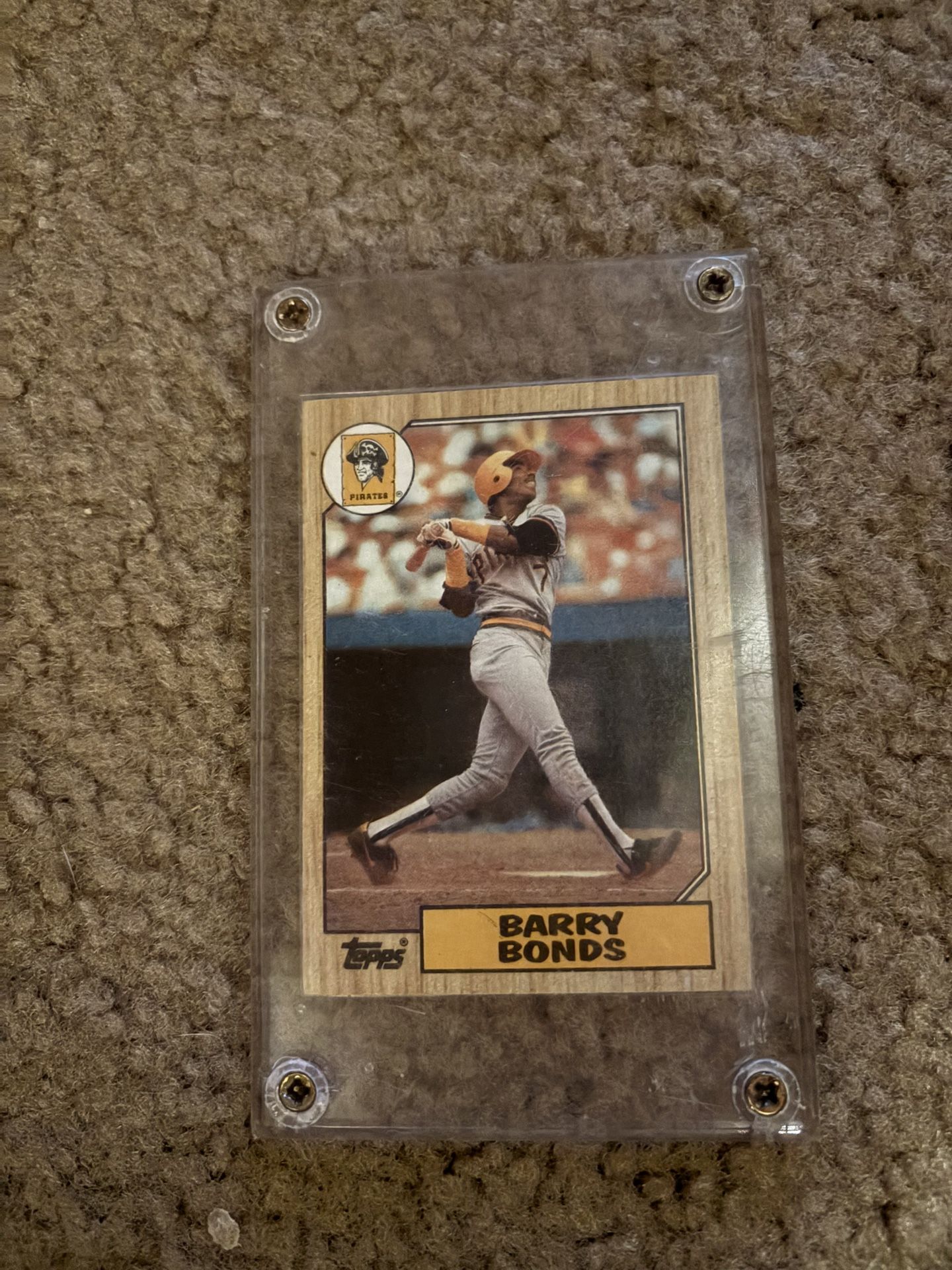 Barry Bonds Rookie Card