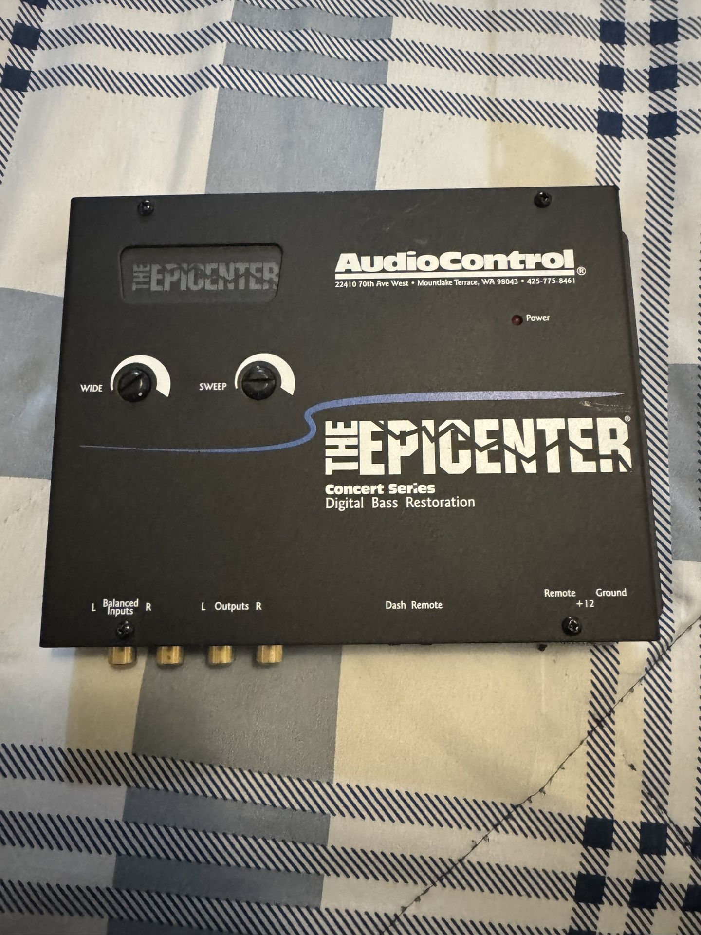 Audio Control The Epicenter Digital Bass Restoration