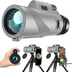 80x100 HD Monocular Telescope High Powered Monocular 