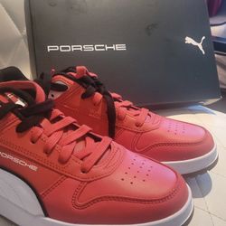 Puma Red Porsche Shoes!! Size - 8.5! All NEW!!