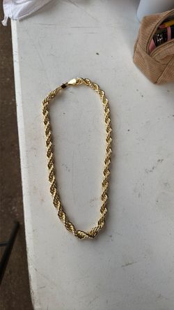 13mm gold filled rope chain