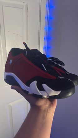 Air Jordan 14 Retro Black Red Sneakers