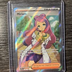 Miriam 238/198 Scarlet & Violet Pokemon Card Base Full Art Trainer 