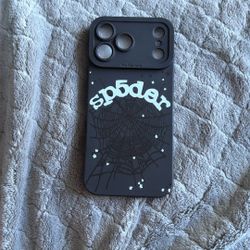 SP5DER BLACK IPHONE 17 PRO MAX PHONE CASE