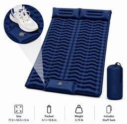 5-Inch Extra Thick Double Camping Sleeping Pad