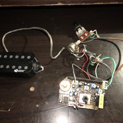Fernandes Sustainer Pickup With Pots Wiring Circuit Board