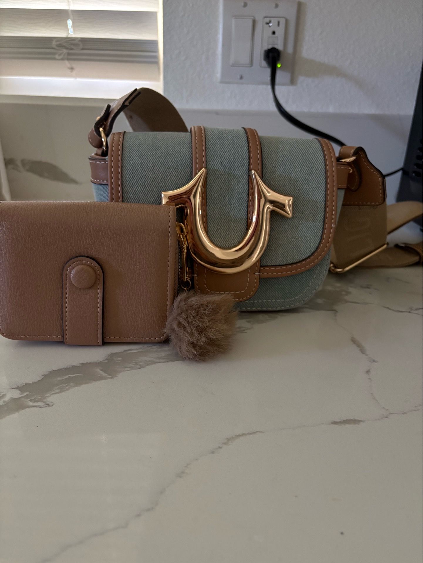 True Religion Denim Crossbody Bag