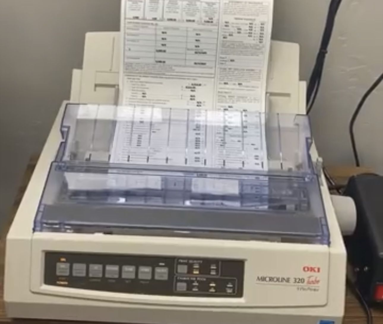 Oki Microline 320 Turbo Printer